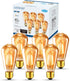 ANWIO Vintage Edison Light Bulb, ST21 LED Filament, 5W (40W Equivalent), 2500K Warm White, 6 Pack