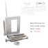 6pcs Hex Head Lag Screws, 3/8" x 3-1/2" Hexagon Head Wood Screws (Partially Threaded), 304 Stainless Steel Lag Bolts, Silvery