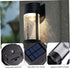 AwnsIMfreien Wall Light Fixtures, Solar Wall Lights, Waterproof LED Dusk to Dawn Outdoor Lighting, Crackled Glass Solar