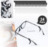 Rindion 24 Pairs Silicone Ear Hooks for Glasses - Grip with Storage Box
