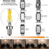 Dimmable e12 Bulb g16.5 Bulbs g16 Bulbs 4W=40W Bulb 5000K 400lm ac120v g50 Bulbs Bulbs 6Pack LiteHistory led led Light
