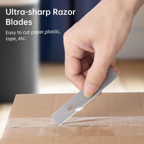 4" 100 Scraper Blades, Pcs Replacement Scraper Razor Blades, Ultra-sharp Scraper Razor Blades, Single-Edge Razor Blades