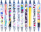 YJ PREMIUMS 8PC Teacher Pen Set, Fun Cute Best Pens for Teaching, Writing, School Sayings, Appreciation Gifts