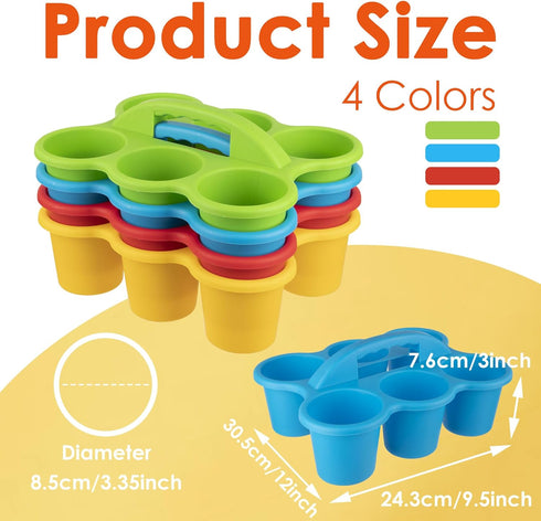 Classroom Caddy, 12x9.5x5.1 inches, Assorted Colors, Case of 6 Small Caddy
