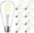 SHINESTAR Dimmable E26 LED Light Bulbs, 60 Watt Equivalent, 6W High Brightness 4000K Daylight White, 8 Packs