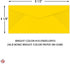 Sun Yellow Bright Color #10 Envelopes - Great for Mailing Letters, Business Memos, Invitations, Invoices, Bills | 4