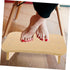 Vaguelly Wooden Footstool Nonslip Surface Portable Step Stool for Office Kitchen and Living Room Adjustable Height