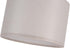 2 Pack 15Ft Plug in Pendant Light, Hanging Light with Clear Cord, On/Off Switch, Beige Yellow Fabric Lamp Shade