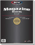 BCW Magazine Bags and Backing Boards Combo - 100 ct | Acid-Free Polypropylene Bags for Current Magazines |