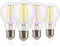 FLSNT Dusk to Dawn Outdoor Sensor A19 LED Light Bulb, 5000K Daylight, 7W (60W Equivalent), 800LM, 4 Pack