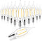 Sengled E12 LED Bulb Dimmable, Candelabra 60W Equivalent, CA10 Flame Tip Chandelier Light
