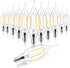 Sengled E12 LED Bulb Dimmable, Candelabra 60W Equivalent, CA10 Flame Tip Chandelier Light