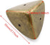 4-Pack 1.58" (40mm) Toolbox SDTC Tech Zinc Alloy Triangle Corner Protectors Metal Decorative Edge Guard Safety Cover