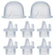 6 Pack Duckbill Valves & 2 Pack Silicone Diaphragms Compatible with Z1/Z2/Twist