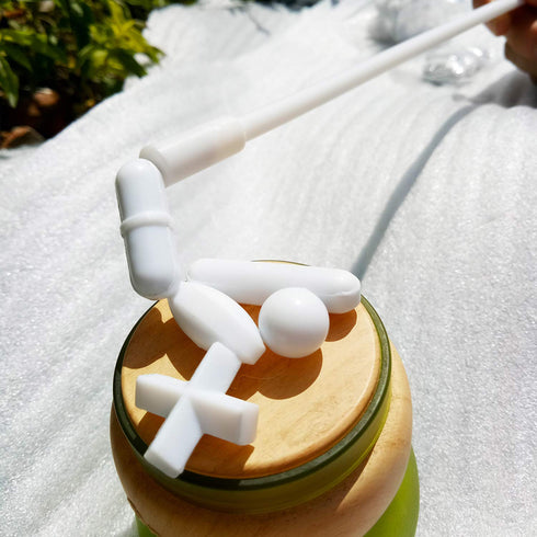 Magnetic Stirrer Stir Bars Mixer, 6 Shapes + Magnetic Retriever Stiring Rod