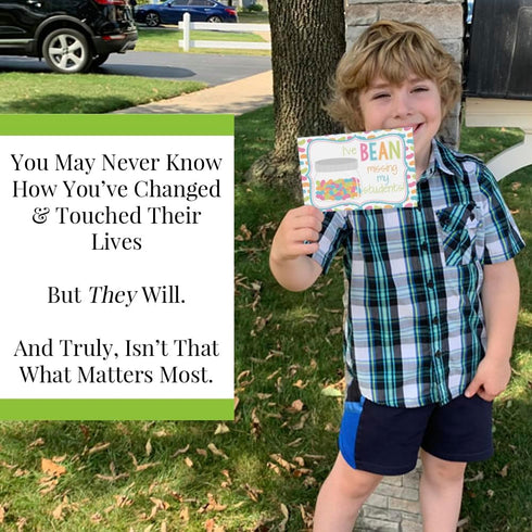 I Miss My Students Blank Postcards for Teachers, 30 Total 4"x6" Fill In Notecards (5 of Each Design)