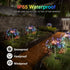 120 8 4 Pack Lewondr Firework Solar Garden Lights, LED Solar Firework Lights with Lighting Modes, Waterproof Sparkler