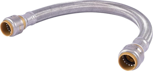 SharkBite Max 3/4 x 18 Inch Flexible Repair Coupling Hose, Push to Connect Brass Plumbing Fitting