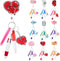 Henoyso 54 Pcs Nurse Badge Reel with Mini Highlighter Pens Bulk 2026