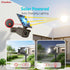 IP67 360 1200LM(1 Pack) Solar Motion Light Outdoor, Solar Spotlight with Motion Sensor, Waterproof Solar Power Security