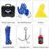 Double-Sided Magnet Fishing Kit with Case, 1000LBS Strong Pulling Force Fishing Magnet for Retrieving Items