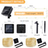 Solar String Lights Outdoor 2 Pack, 33FT 100LED Waterproof Fairy Lights for Wedding Party Garden Patio Christmas (Cool