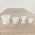 4pcs/Set Dental Lab Silicone Mixing Cup, Self-solidifying Rubber Mixing Bowl