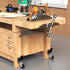 SPACEKEEPER Workbench Casters Kit, 720 Lbs Heavy Duty Retractable Caster Wheels for Workbenches and Machinery, 4 Pack