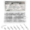 Kalote 53PCS Crib Screws Hardware Replacement Kit, Baby Bed Frame Bolts & Barrel