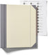 Savor Family Emergency Binder, Custom Dyed Cloth Bound Expanding File Folder for Important Papers and Documents