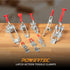 POWERTEC 1PK Toggle Clamp, 400 lbs Capacity, 323 Adjustable U Bolt Latch for Woodworking & Tool Box