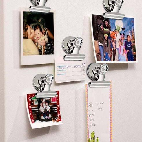 VNDUEEY 20 Pack Fridge Magnets, Strong Magnetic Clips for Refrigerator, Heavy Duty Paper Clips for Home, School, Office