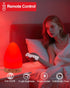 670nm Red Light Night Light Lamp for Sleep, Red Nightlight Desk Lamp with Zero Blue Light Multi-Color and Brightness