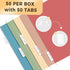 SUNEE Hanging File Folders, 50 Pack Letter Size with 1/5-cut Tabs, Stay Organized for Home and Office Bulk File,