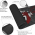 Rutuioy 31.5 11.8 Inch Japanese Koi Fish Ying Yang Black Red XXL XL Large Gaming Mouse Pad for Desk, Non-Slip Long