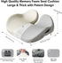 ModReve Tailbone Memory Foam Seat Cushion for Office Chair, Car & Wheelchair Soft Comfort Coccyx Cushion for & Sciatica