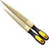 Wood File, Needle File Set | Wood Rasp Files for Wood Working with Rubber Handle in Gift Bag (2 Pack)