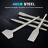 ZELCAN 6pc Chisel Set with SDS Plus Shanks, Masonry Concrete Drill Bit Set, Tile Grooving Scraping Flat Point Scaling