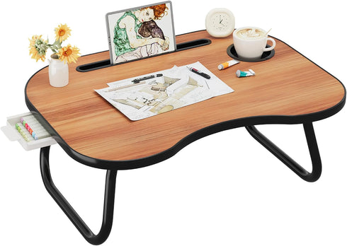 DESTINYGEARS Lap Desk for Laptop Bed Trays for Eating and Laptops Breakfast in