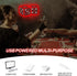14.57 9.45 Dice Neon Sign Adjustable Brightness Neon Signs for Wall Decor Red LED Wall Light for Bedroom, Bar, Game