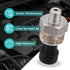 150 PSI Pressure Transducer Sender Sensor with 1/8" -27 NPT 316 Stainless Steel Thread and Harness Connector for Oil Fuel Air Water Pressure