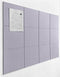 Large Cork Board Alternative - 47"x35" 12 Pack Felt Wall Tiles with Removable Adhesive Tabs