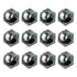 Self Adhesive Caster Wheels for Small Furniture, 360° Rotation Mini Caster Wheels for Appliances (12 PCS, Black)