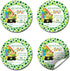 Leprechaun Bait Catch A Leprechaun St. Patrick’s Day Gift Tag Sticker Labels, 40 2" Party Circle Stickers by