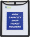 C-Line High Capacity Stitched Shop Ticket Holders, Gusseted with Flap Closure, Both Sides