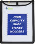 C-Line High Capacity Stitched Shop Ticket Holders, Gusseted with Flap Closure, Both Sides