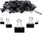 DSTELIN Binder Clips, 150 Count Assorted Sizes (Black), Large, Medium, Small, X Small, Micro