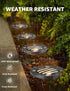 12W 12V-24V 2 Pack SUNVIE Low Voltage Landscape Lighting Shielded Well Lights Landscape LED in Ground Waterproof Low