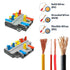 Robust Lever Wire Kit, Quick Connect Electrical Splicing, Compact Conductor 28-12 AWG for Reliable Inline Circuits, 10