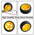 2pcs DC3-6V TT Motor: 1:48 Reduction Ratio Gearbox with Hookup Wires for Robotics DIY